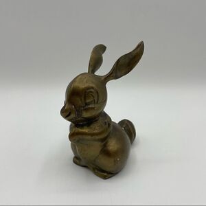 Vintage Brass Bunny  Rabbit